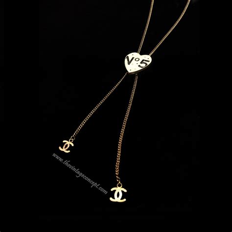 chanel heart adjustable chain|Chanel necklace price.